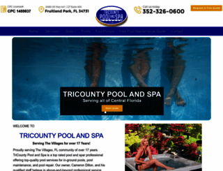tricountypoolspa.com screenshot