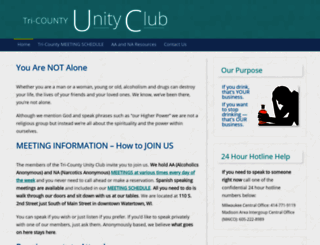 tricountyunityclub.com screenshot