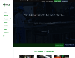 trident-metals.com screenshot