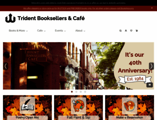 tridentbookscafe.com screenshot