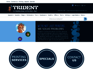 tridentcommunications.com screenshot
