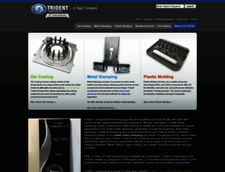 tridentcomponents.com screenshot