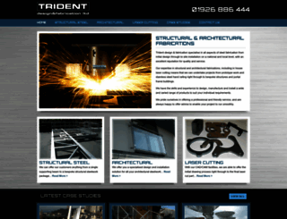 tridentfabrications.co.uk screenshot