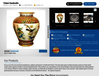 tridenthandicrafts.com screenshot