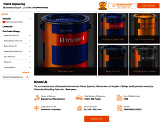 tridentpaintco.com screenshot