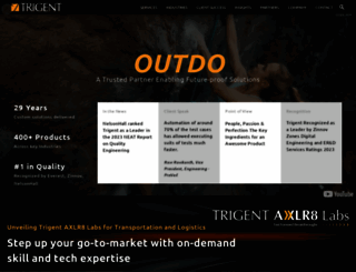 trigent.com screenshot