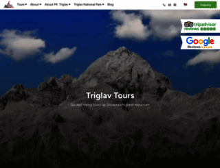 triglavtours.com screenshot