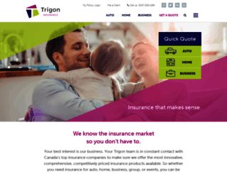 trigoninsurance.com screenshot
