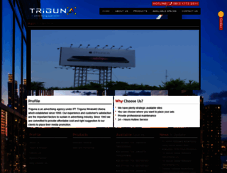 trigunadvertising.com screenshot