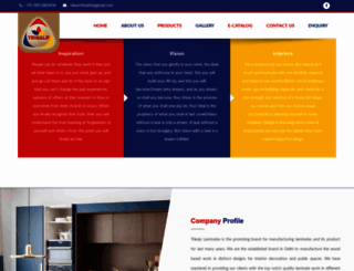 trikalplaminates.com screenshot