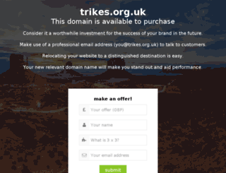 trikes.org.uk screenshot