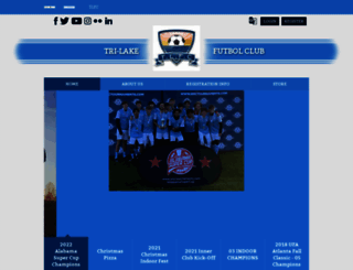 trilakefc.org screenshot