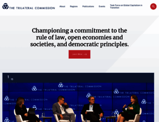 trilateral.org screenshot