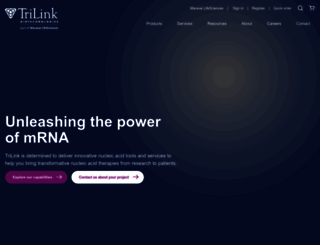 trilinkbiotech.com screenshot