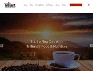 trilliantfood.com screenshot