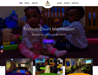 trilliumcourtmontessori.com screenshot