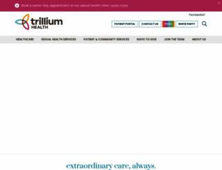 trilliumhealth.org screenshot