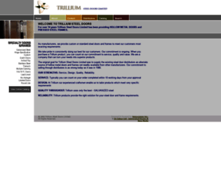 trilliumsteeldoors.com screenshot