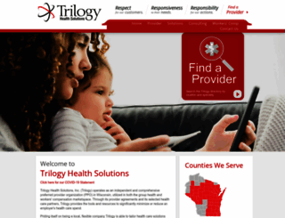 trilogycares.com screenshot