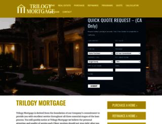 trilogymortgage.com screenshot