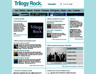 trilogyrock.com screenshot