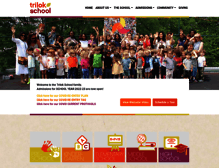 trilokschool.org screenshot