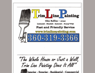 trimlinepainting.com screenshot