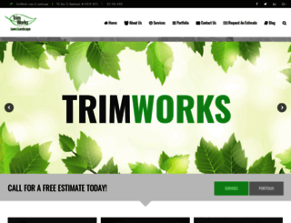 trimworkslawn.com screenshot