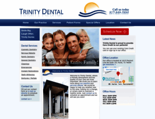 trinity-dental.com screenshot