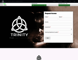 trinity-script.com screenshot