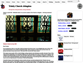 trinityabingdon.org.uk screenshot