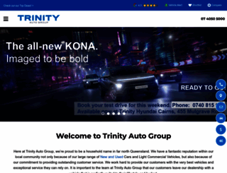 trinityauto.com.au screenshot