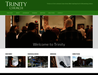 trinitybrownsburg.org screenshot