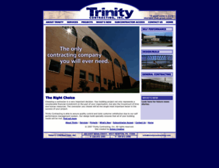 trinitycontracting.com screenshot