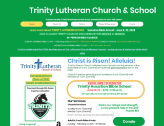 trinitylombard.org screenshot