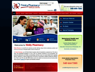 trinitypharmacyva.com screenshot