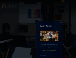 trinityprep.org screenshot