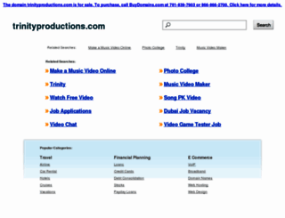 trinityproductions.com screenshot