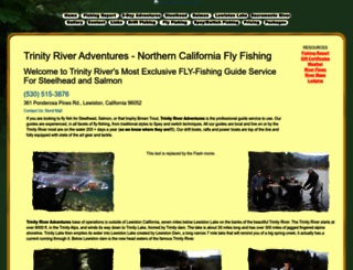 trinityriveradventures.com screenshot