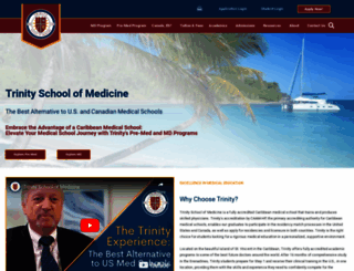 trinityschoolofmedicine.org screenshot