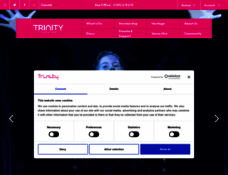 trinitytheatre.net screenshot