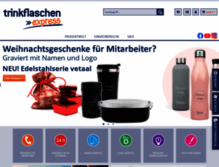 trinkflaschenexpress.de screenshot