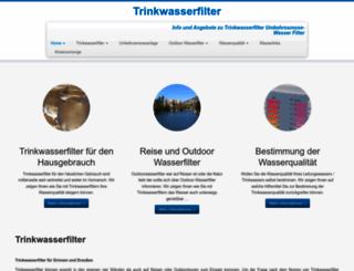 trinkwasser-filter.com screenshot