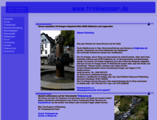 trinkwasser.de screenshot
