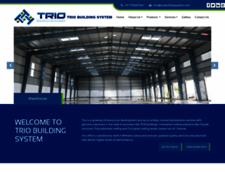 triobuildingsystem.com screenshot