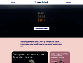 triodosbank.nl screenshot