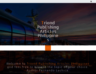 triondpublishing-articlesphilippines.blogspot.com screenshot
