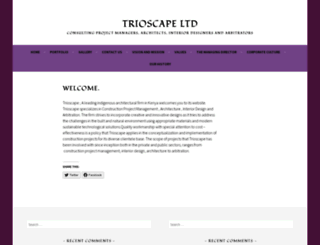 trioscape.wordpress.com screenshot
