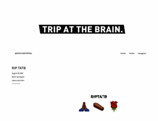 tripatthebrain.wordpress.com screenshot