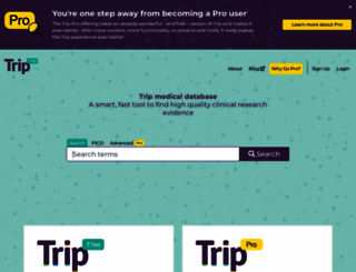 tripdatabase.com screenshot